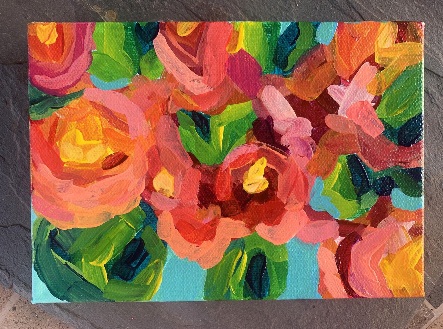 Loose Abstract Flowers with Elle Byers - image 1 - student project