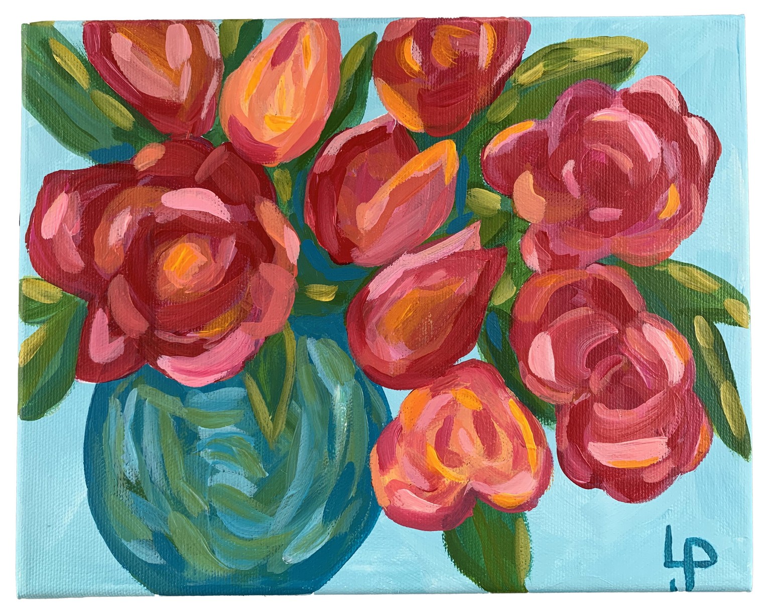 Loose Abstract Flowers with Elle Byers - image 2 - student project