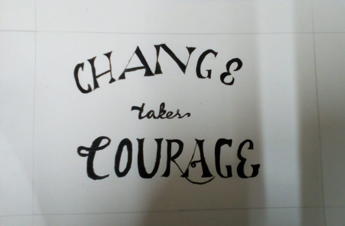 Hand lettering - image 1 - student project