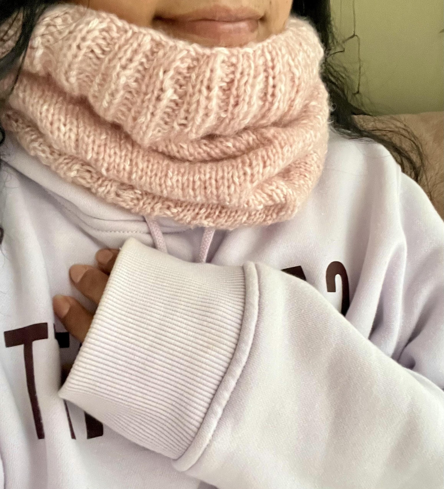 Pink cowl - image 1 - student project