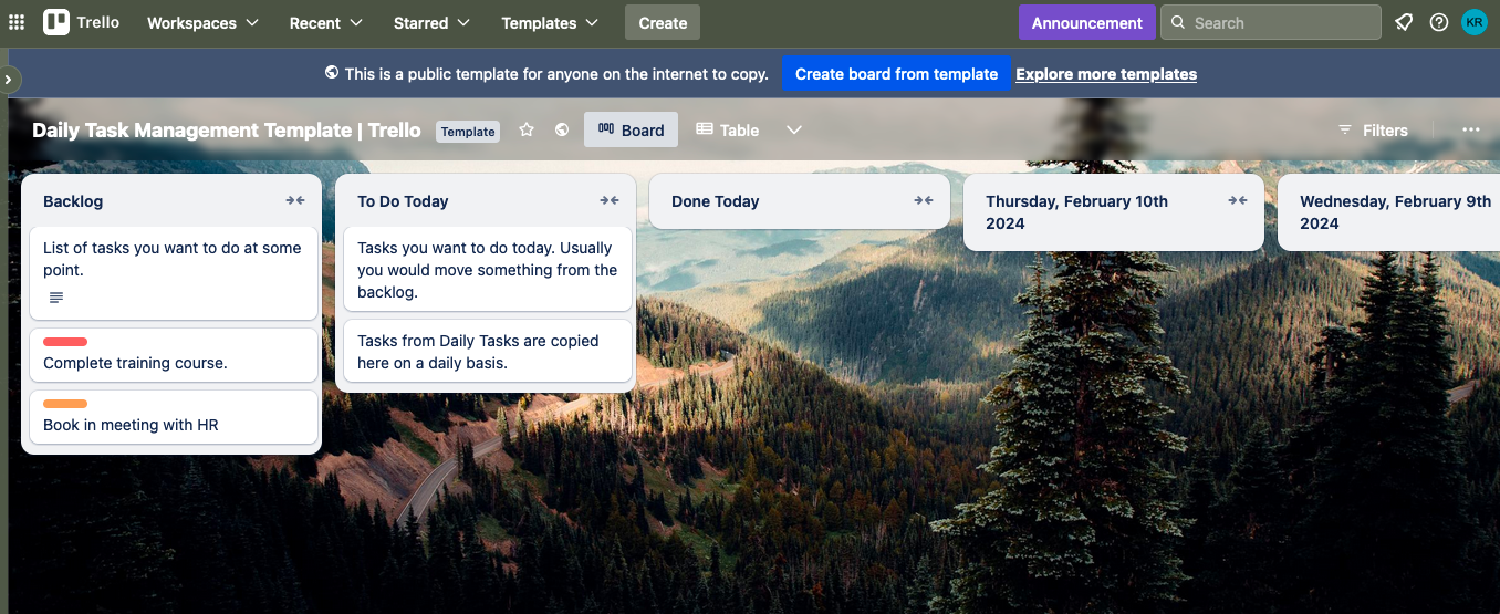 Using Trello - image 1 - student project