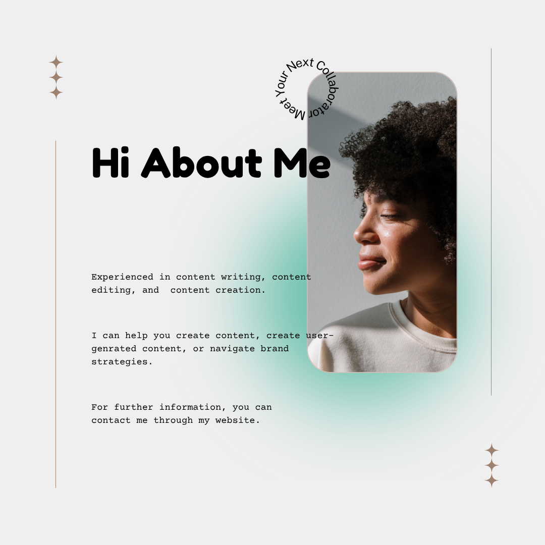 About Me- Personal Brand - image 1 - student project
