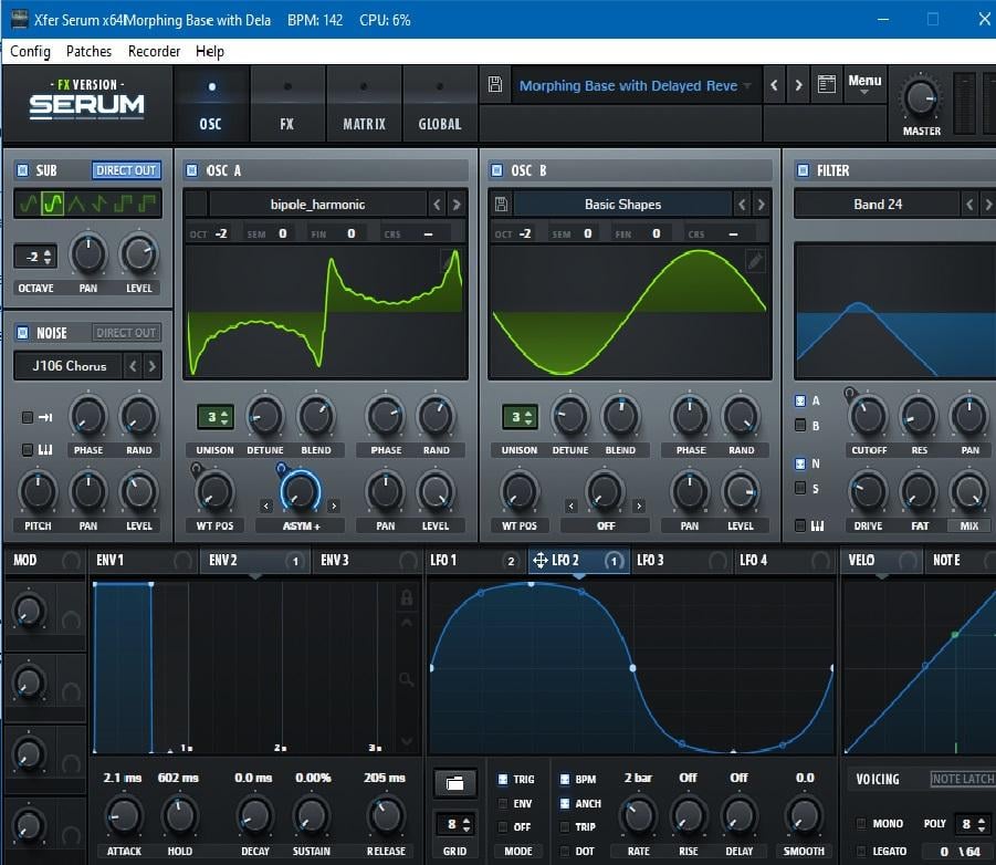 Class Project: Serum Morphing Base with delayed reverb - image 1 - student project