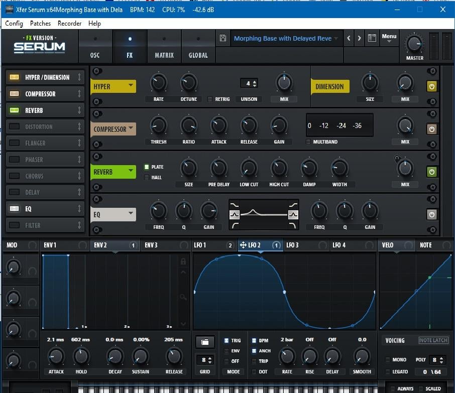 Class Project: Serum Morphing Base with delayed reverb - image 2 - student project
