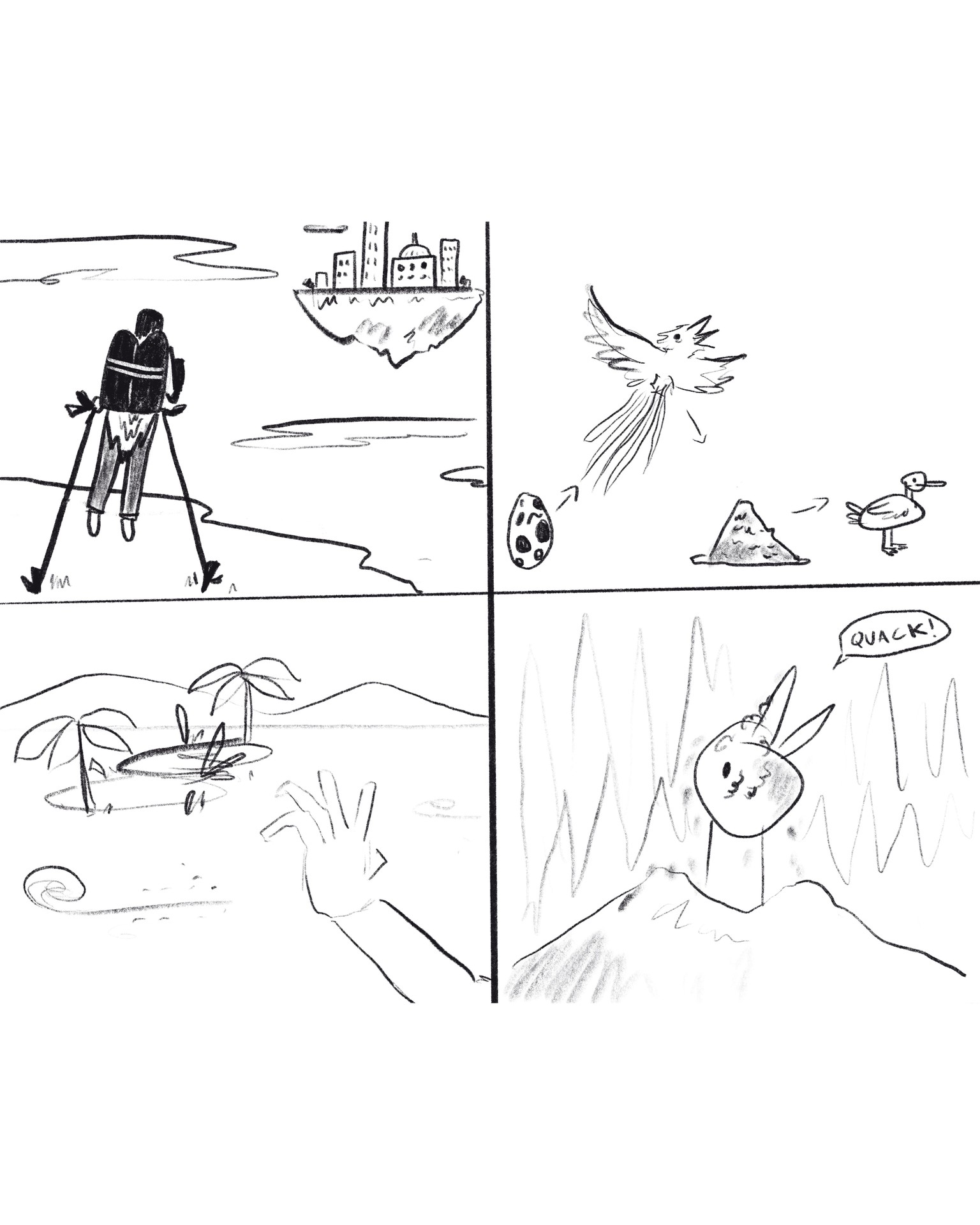 My editorial illustration (with sketches) - image 1 - student project