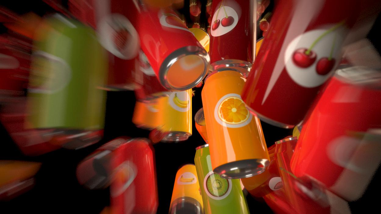 Soda Can Renders - image 3 - student project