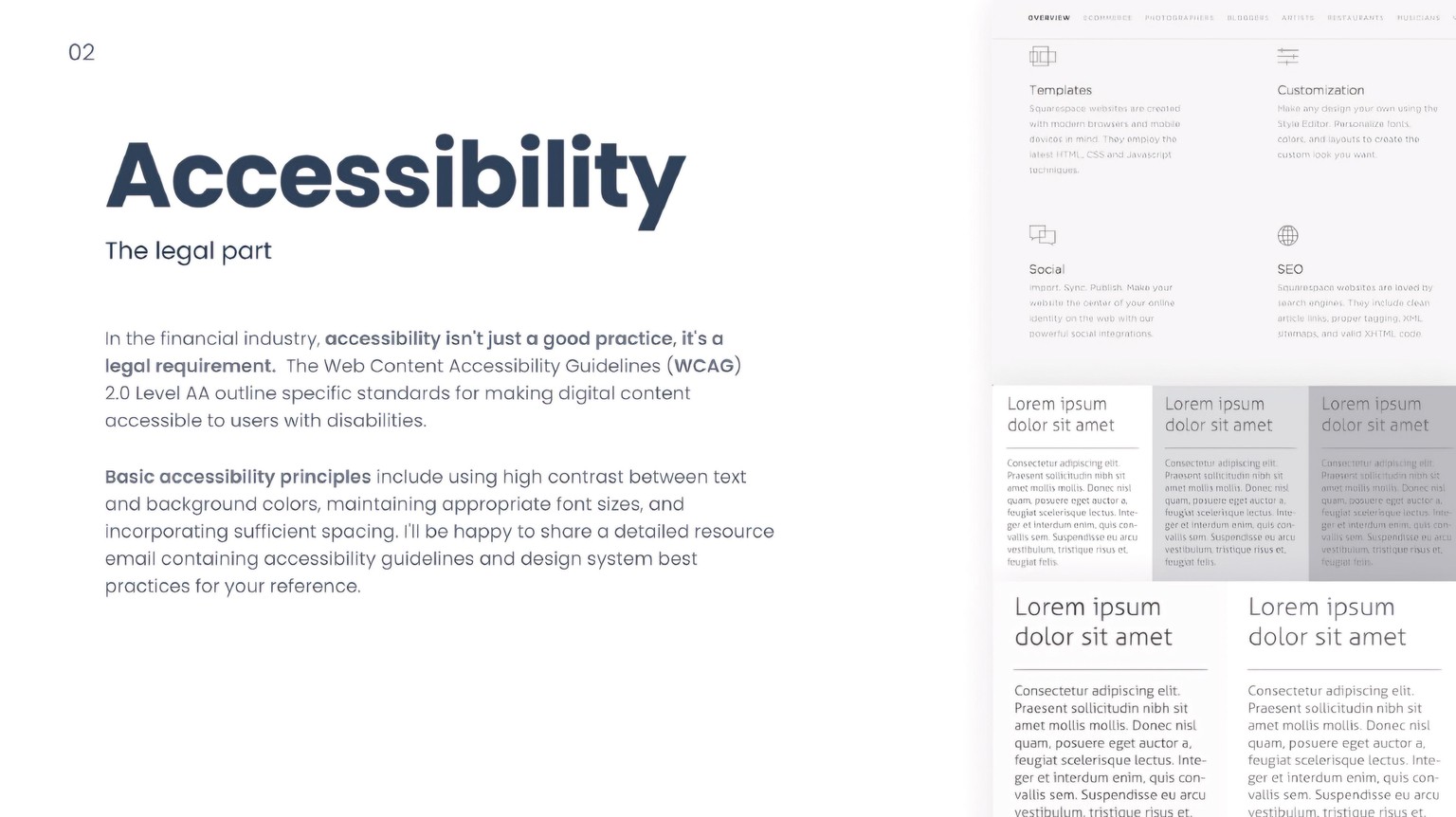 Implementation of Accessibility knowledge - image 1 - student project