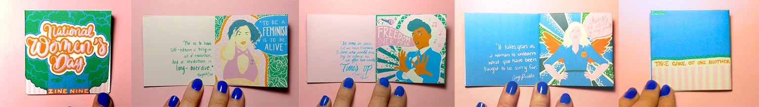 National Women's Day - 3 zine portraits - image 5 - student project