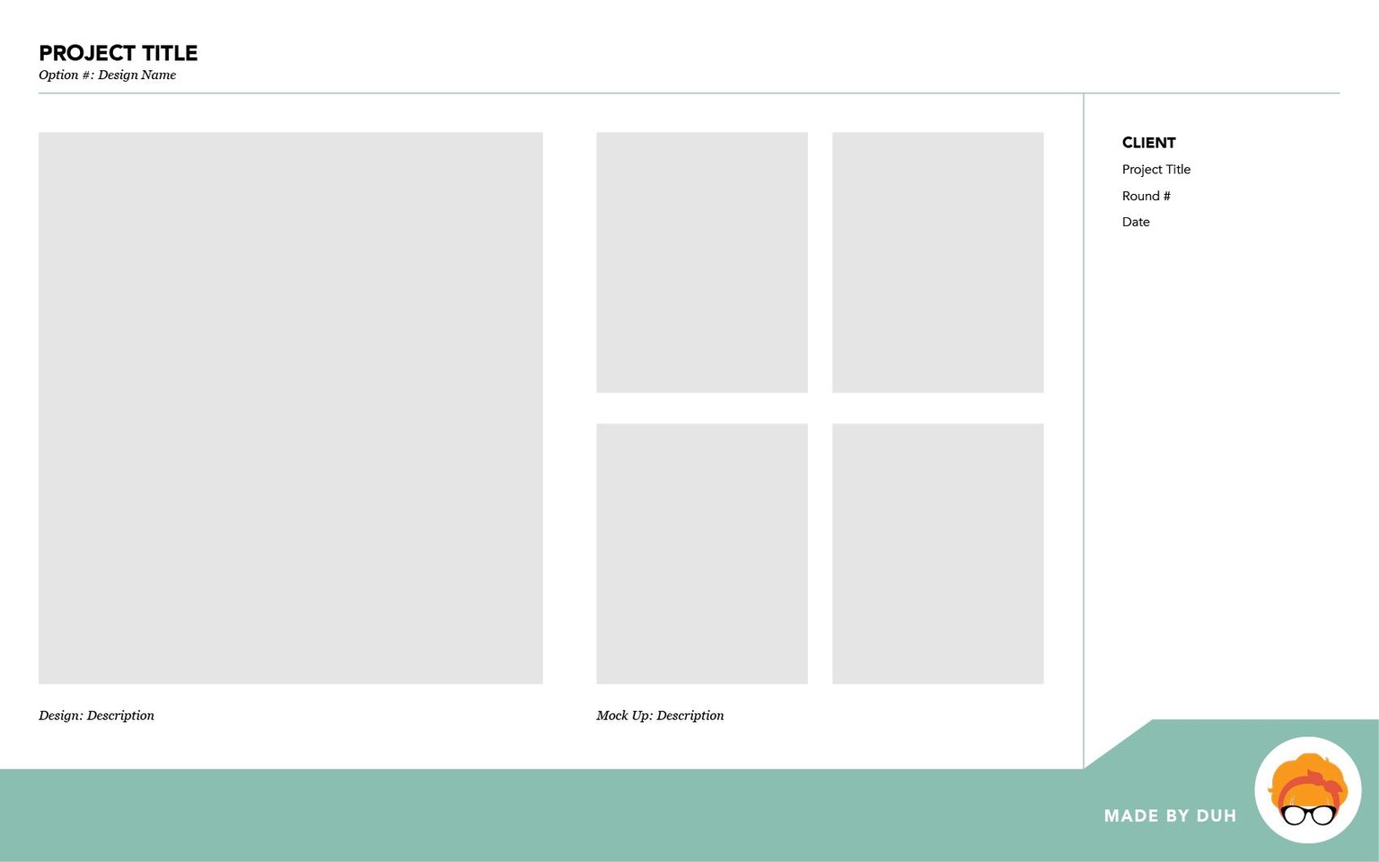 Presentation Deck - Made by Duh - image 3 - student project