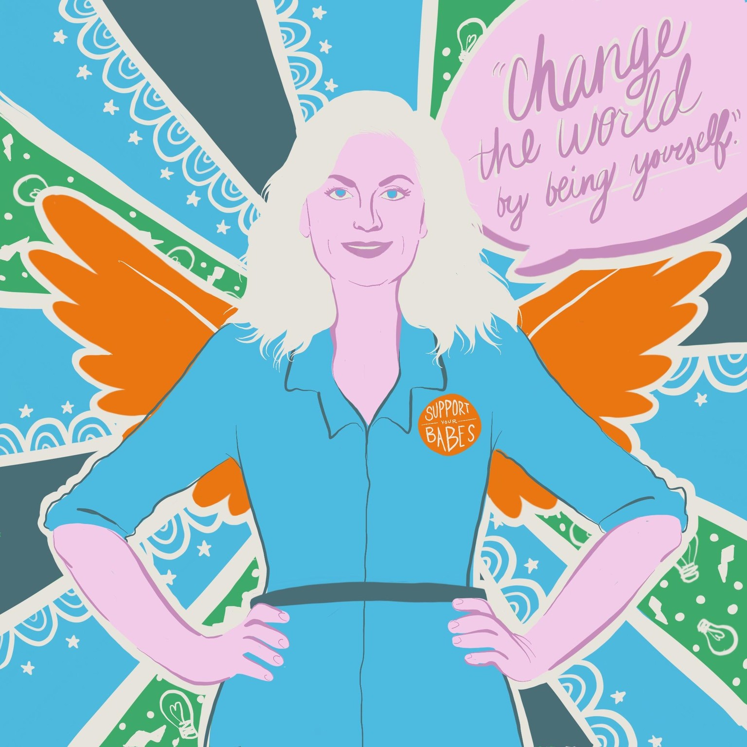 National Women's Day - 3 zine portraits - image 2 - student project