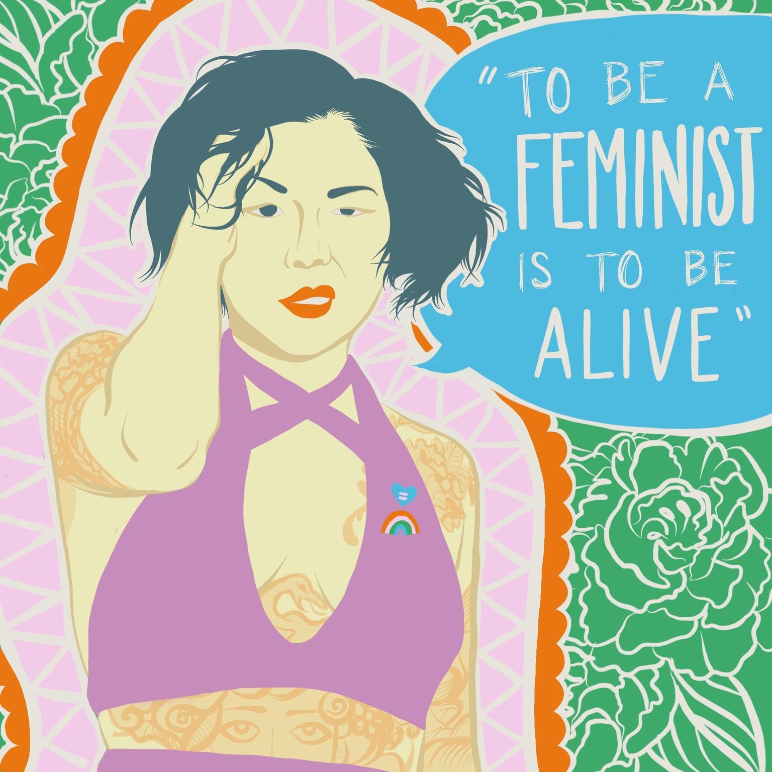 National Women's Day - 3 zine portraits - image 4 - student project