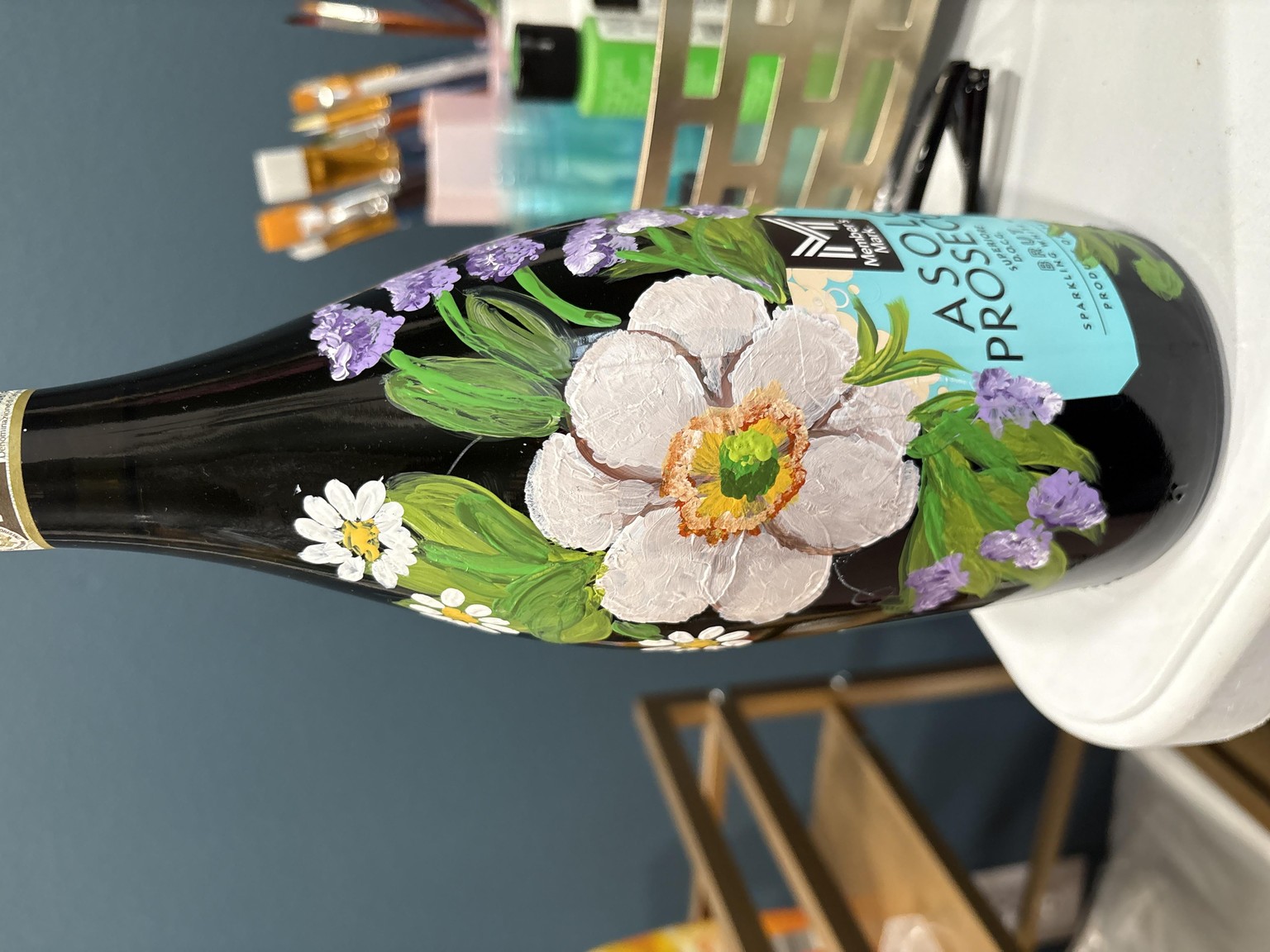 Bottle painting - image 1 - student project