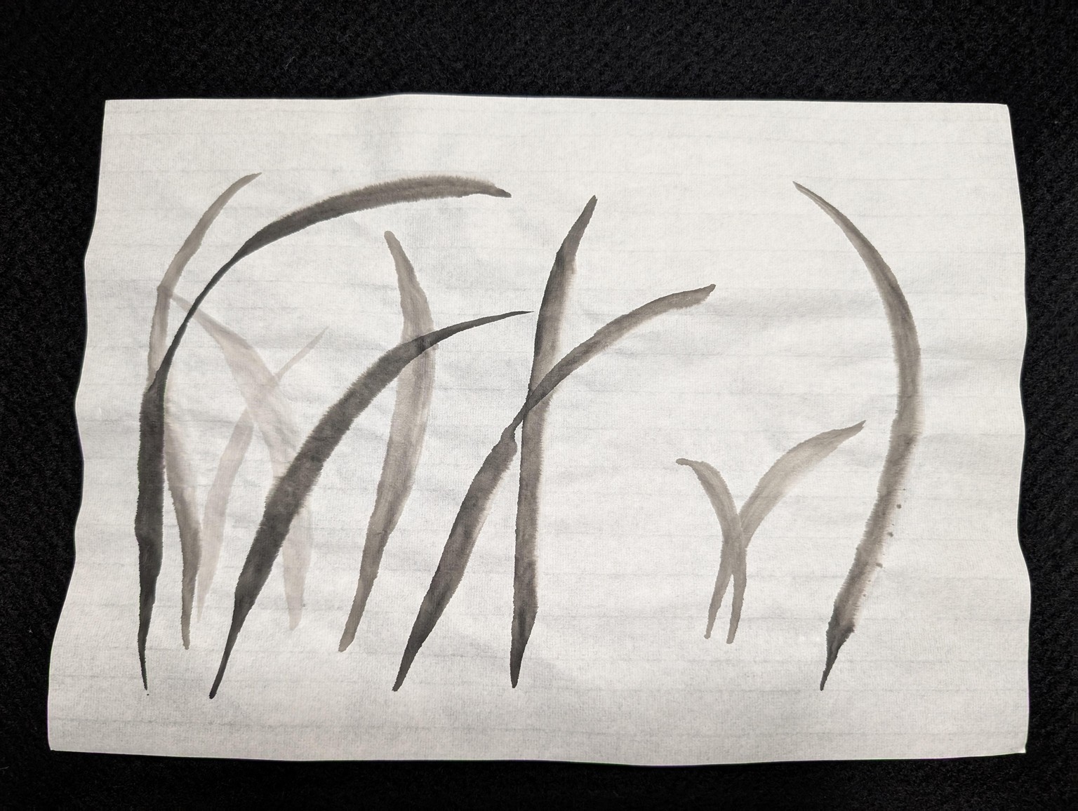 Orchid sumi-e Project - image 3 - student project