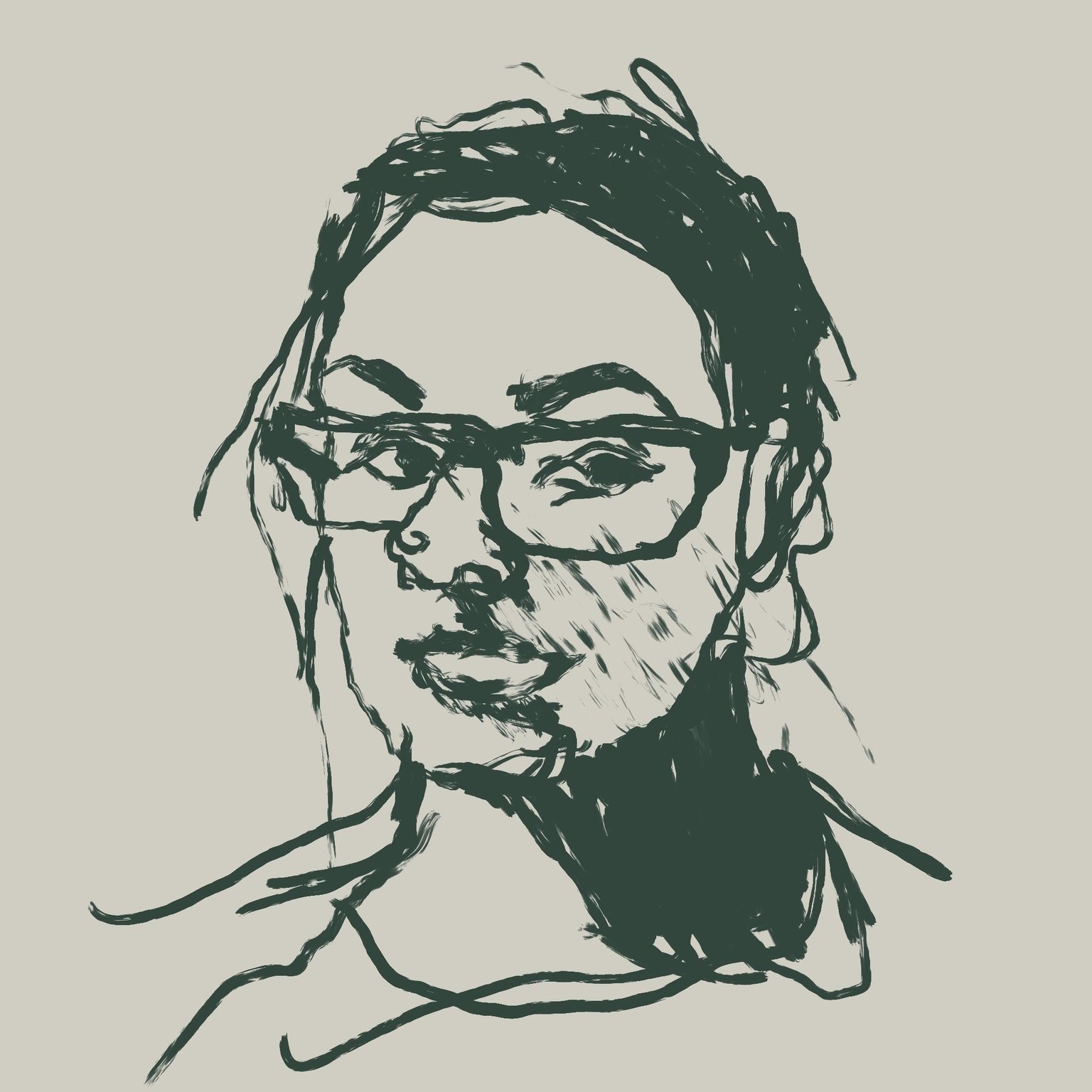 Intuitive illustration - selfportrait - image 2 - student project