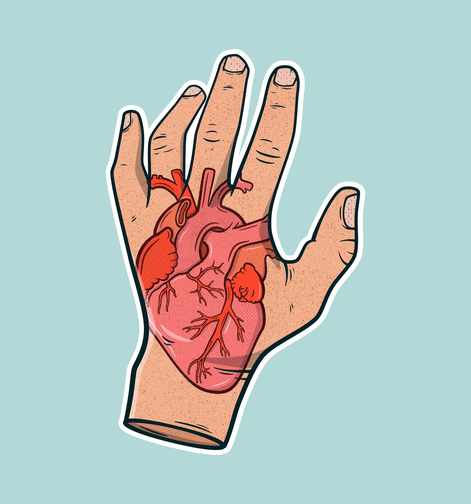 my heart on my hand - image 9 - student project