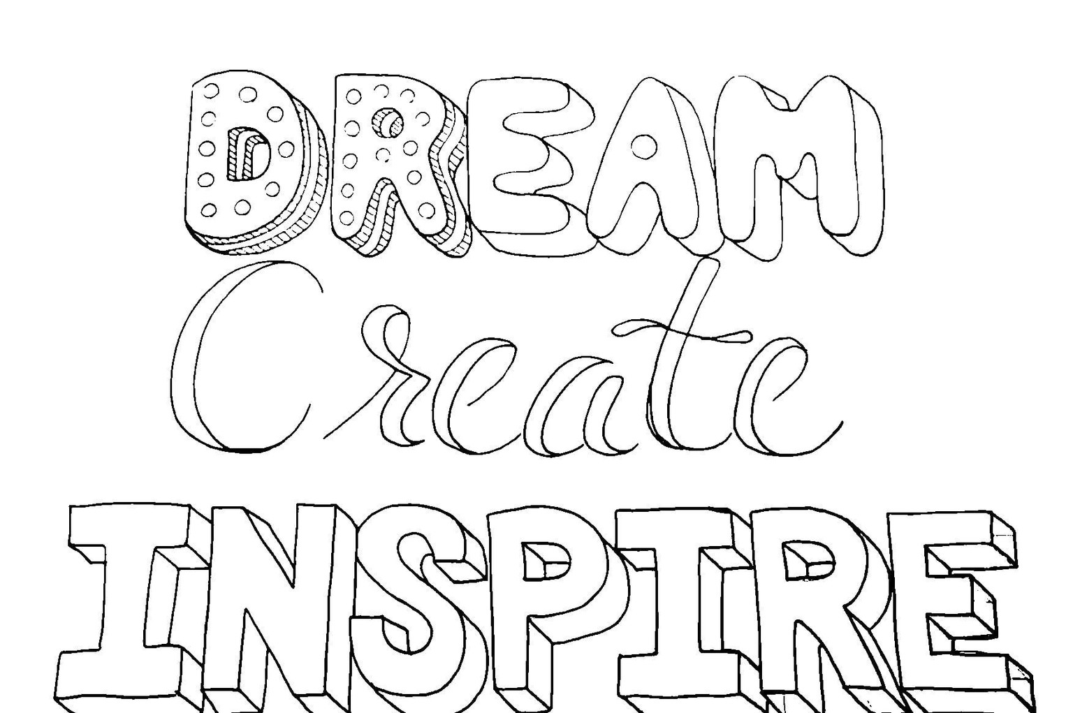 Dream Create Inspire - image 3 - student project