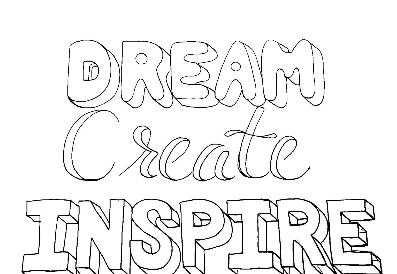 Dream Create Inspire - image 2 - student project