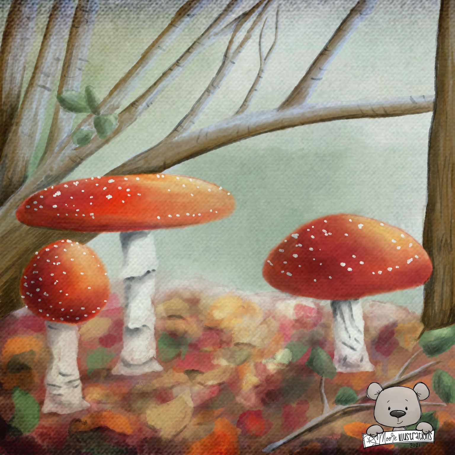 Fall Oil Painting - image 1 - student project