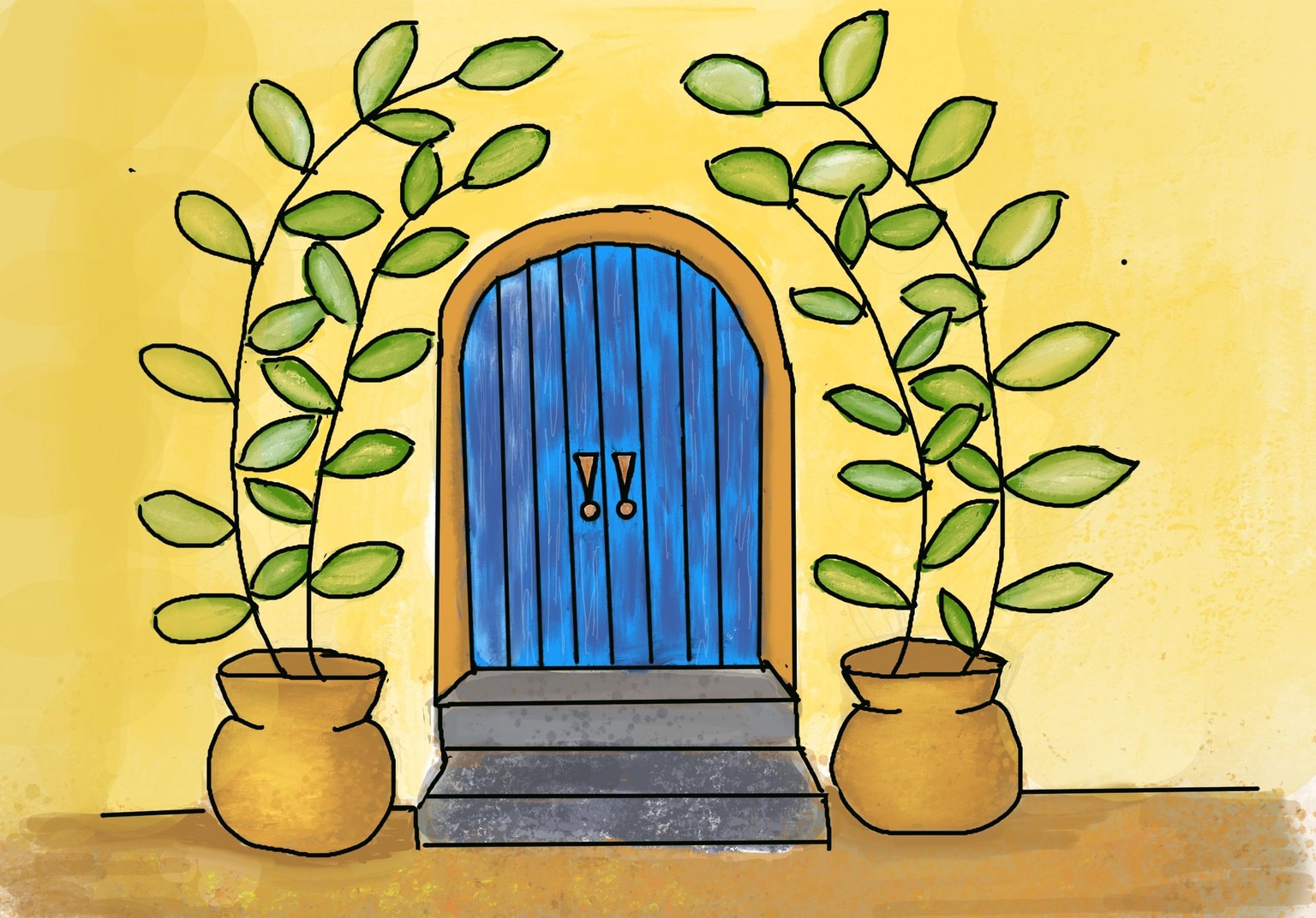Blue Door - image 1 - student project