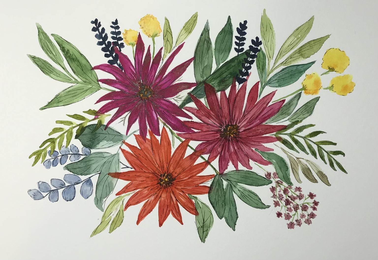 Filler Florals and Leaves - image 1 - student project
