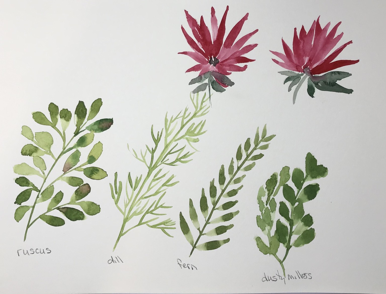 Filler Florals and Leaves - image 3 - student project