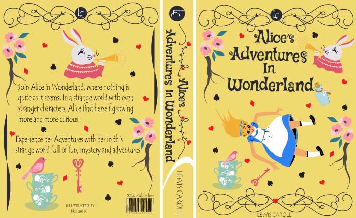 ALICE IN WONDERLAND BOOK COVER PROJECT UPDATED  - image 5 - student project
