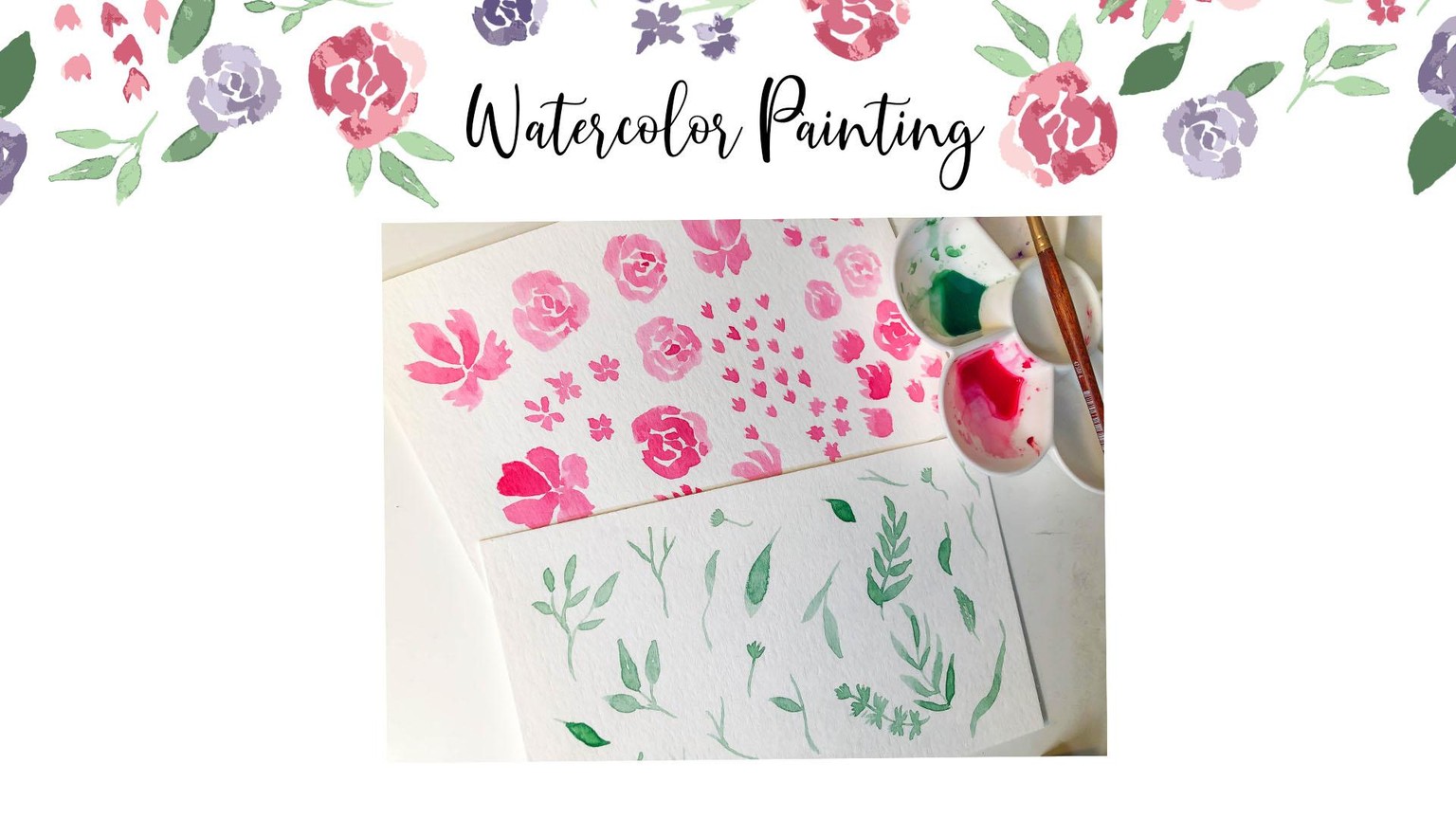 Watercolor Pattern Process - image 1 - student project
