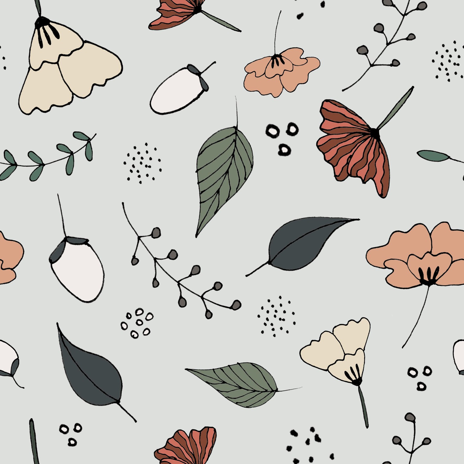 Grey-toned Pattern - image 2 - student project