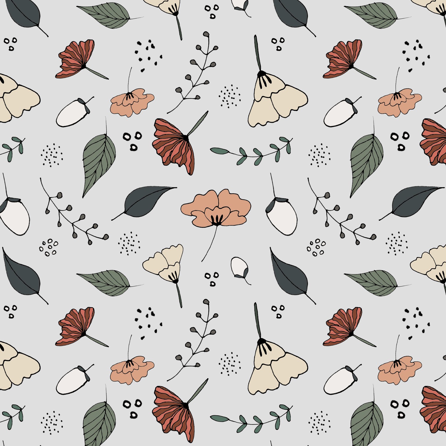 Grey-toned Pattern - image 3 - student project