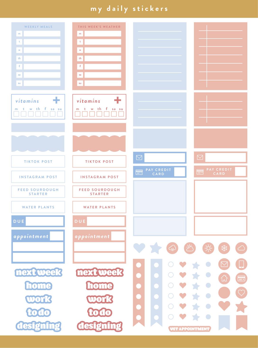 My Sticker Sheet - image 1 - student project