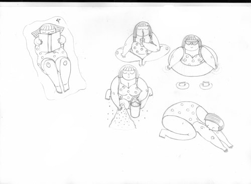 Woman on the beach - image 1 - student project
