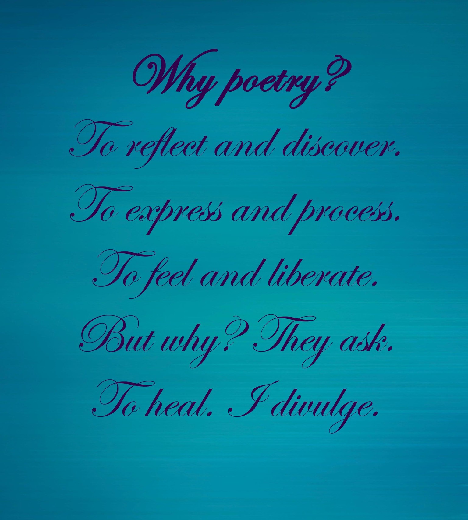 7 Days of Poetry - Day 1 - image 1 - student project