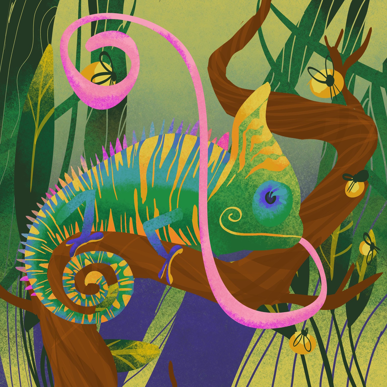 Colourful Chameleon - image 1 - student project