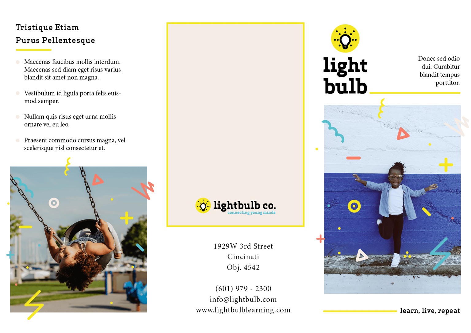 Lightbulb Co. | trifold brochure - image 1 - student project