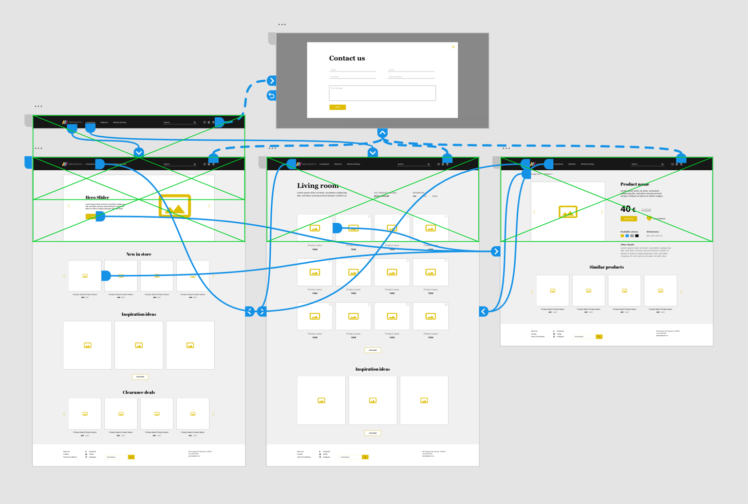 Class Project Wireframe (gif) - image 2 - student project