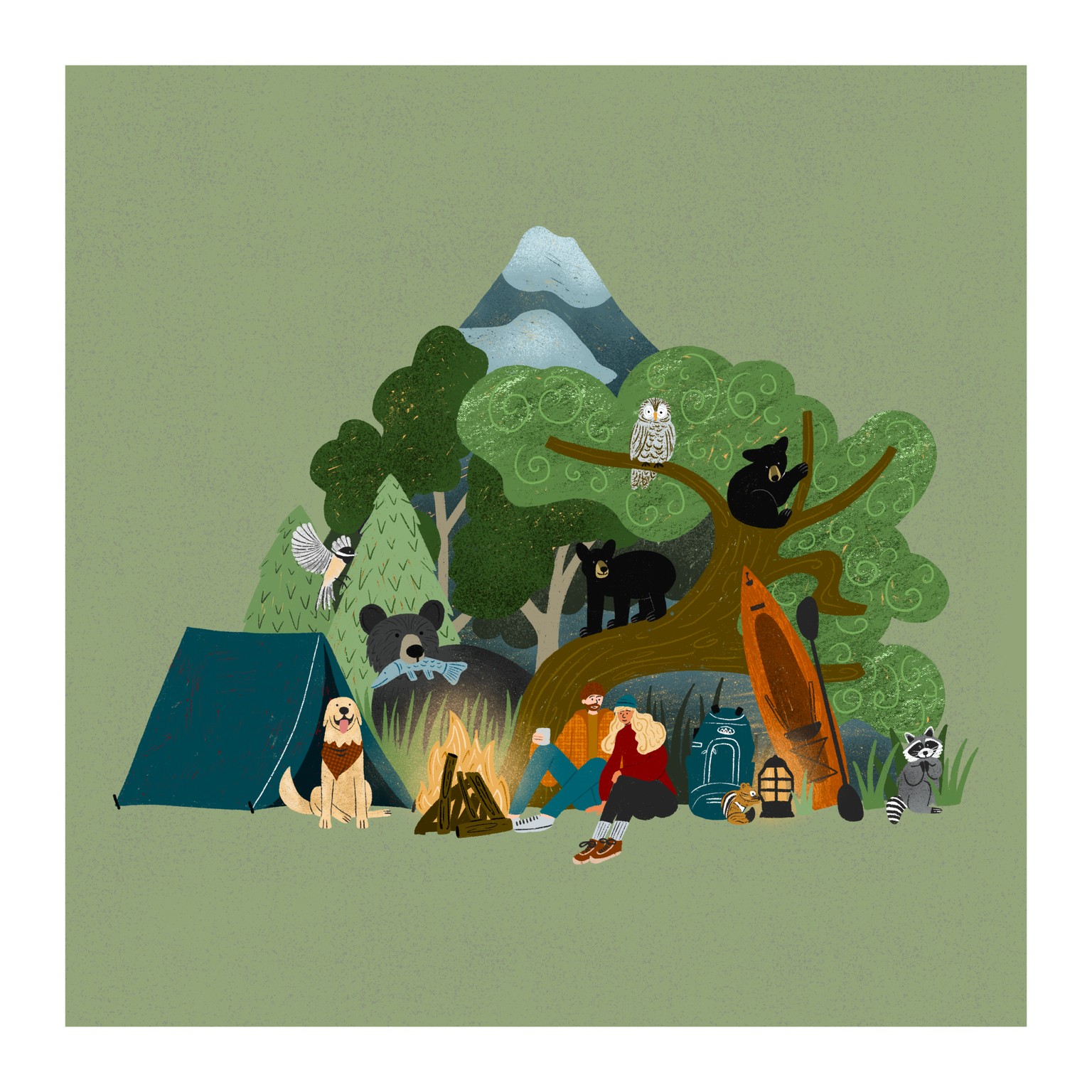 Camping Scene - image 1 - student project