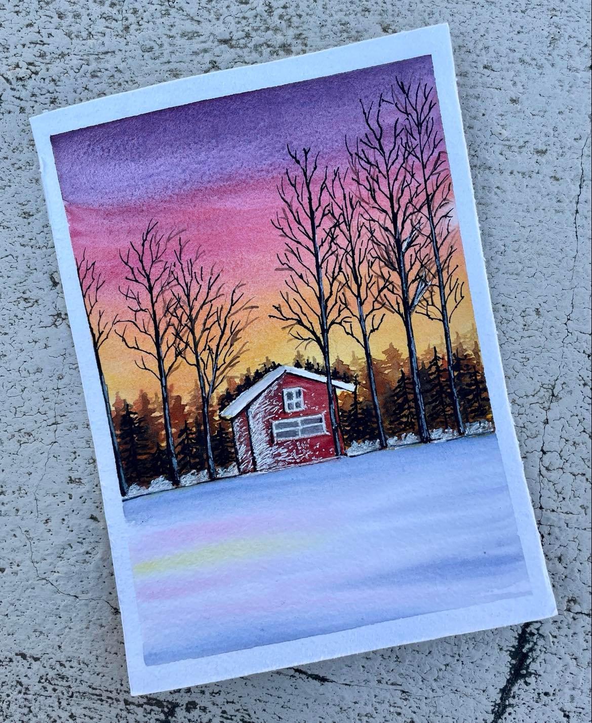 Winter landscape - image 1 - student project