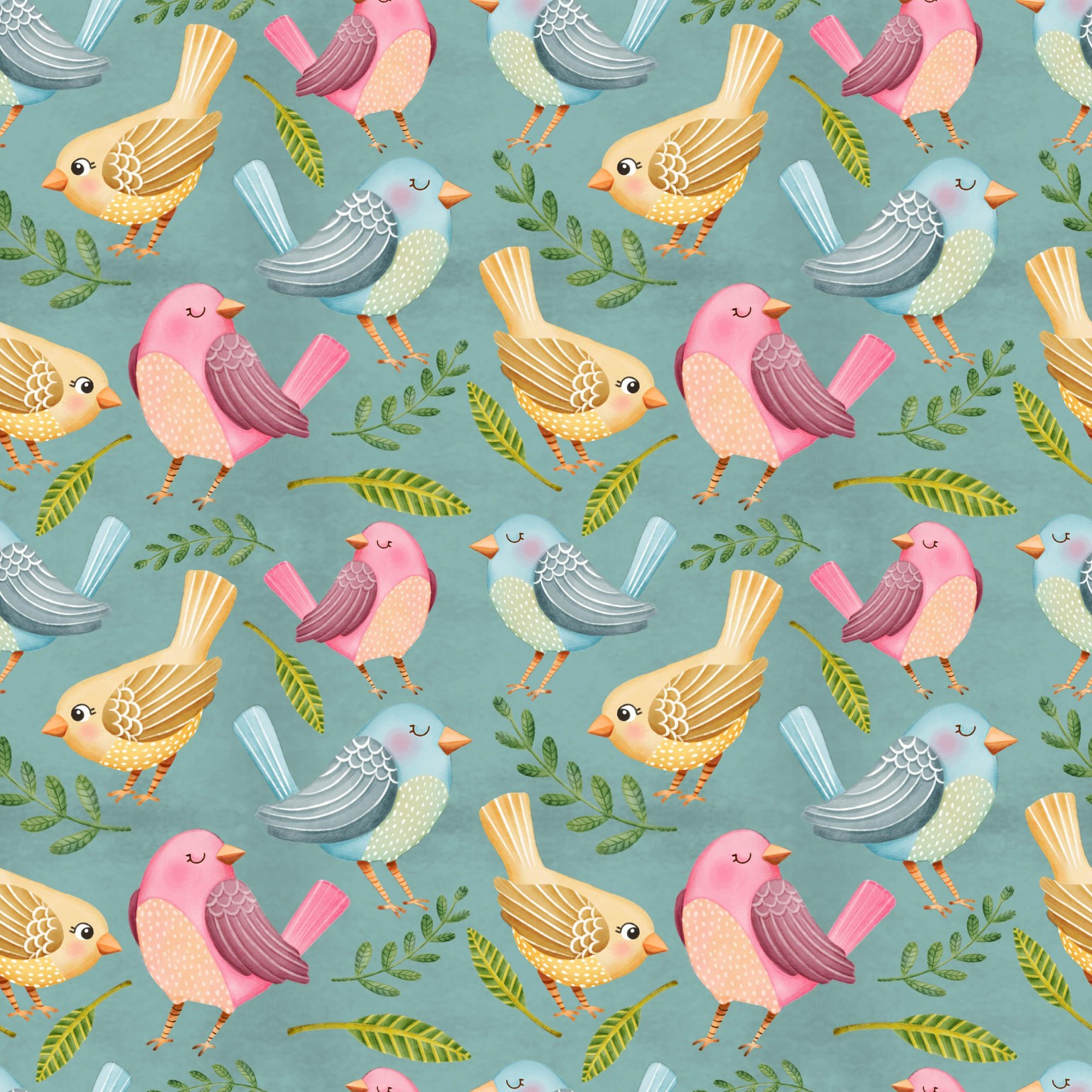 birds pattern - image 1 - student project