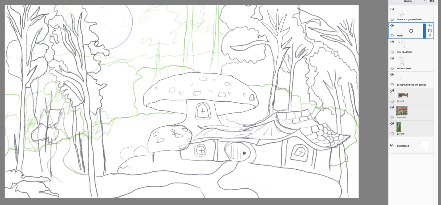 Woodland mushroom house - image 2 - student project