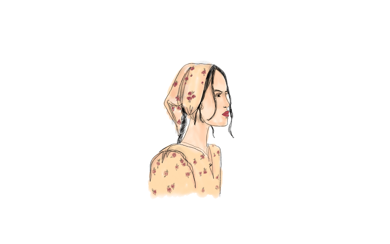 Sketch portrait - image 1 - student project