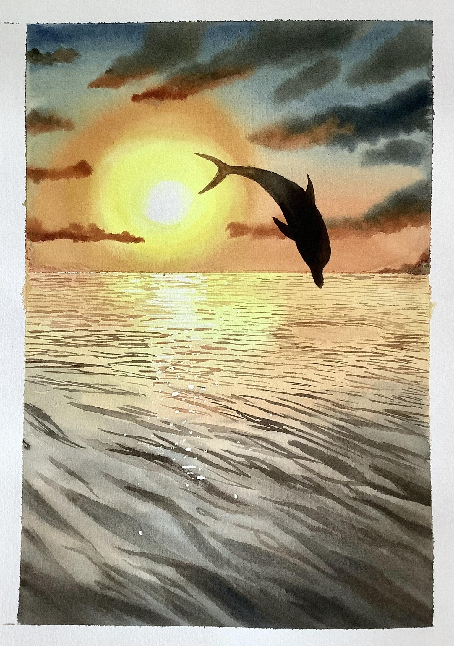 Seascape in 2 ways - image 2 - student project