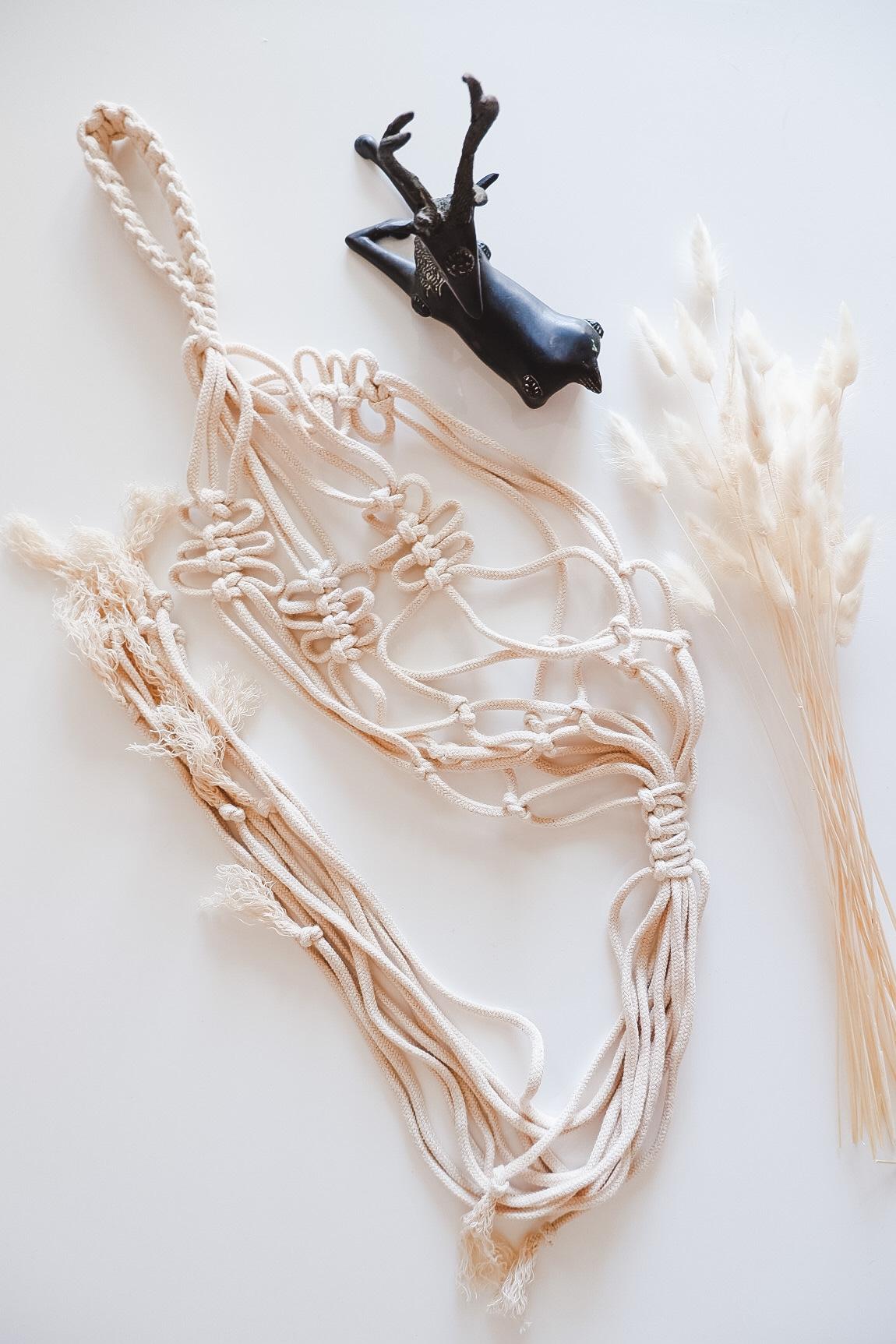 Macramé Plant Hanger - image 2 - student project