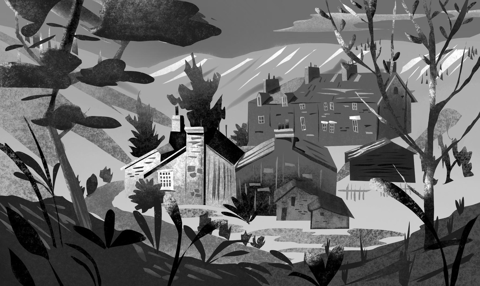 b/w Sketch - image 1 - student project