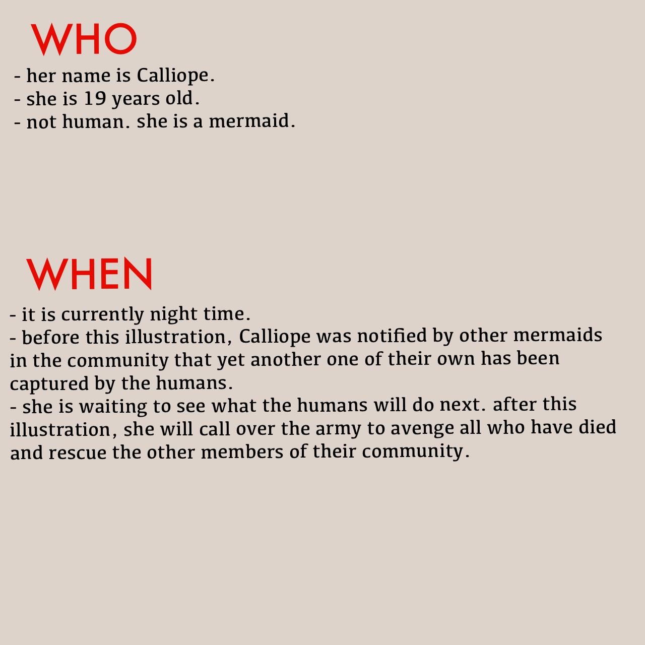 Mermaid Design with Story - image 2 - student project