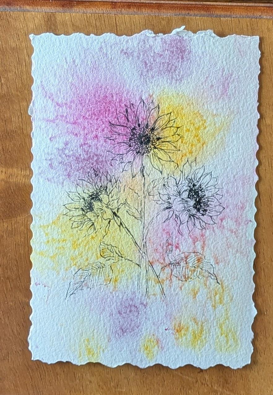 Sunflower Sketch - image 1 - student project