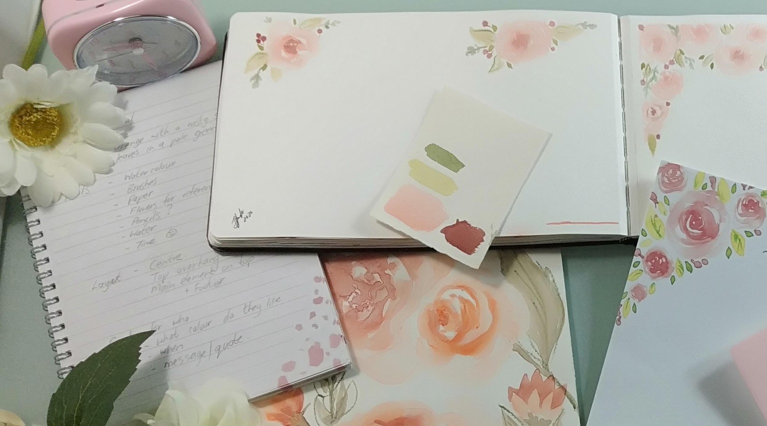 Snapshot of the Colour Palette & Sketchbook - image 3 - student project