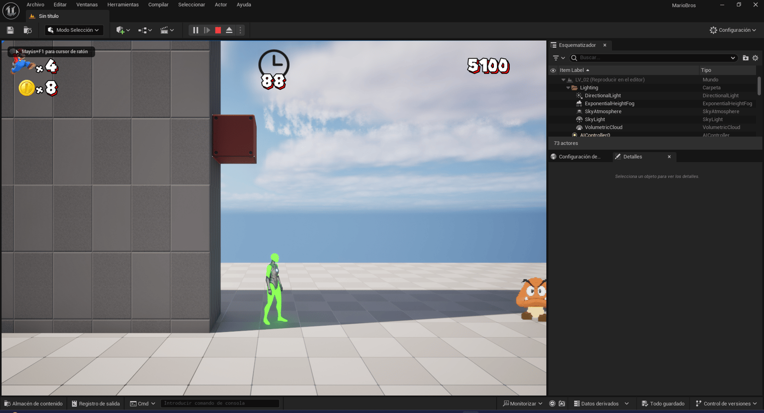 Mario In UE5 - image 6 - student project