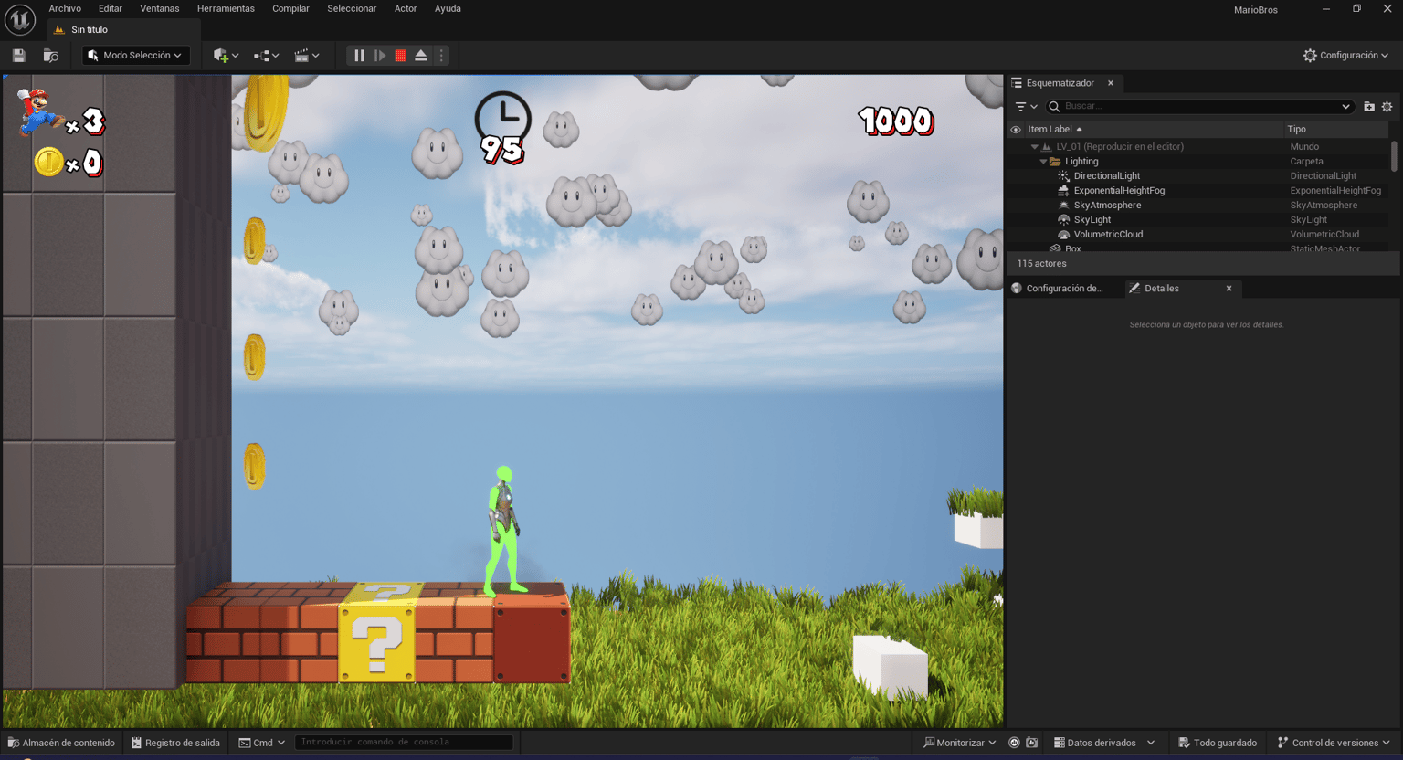 Mario In UE5 - image 2 - student project
