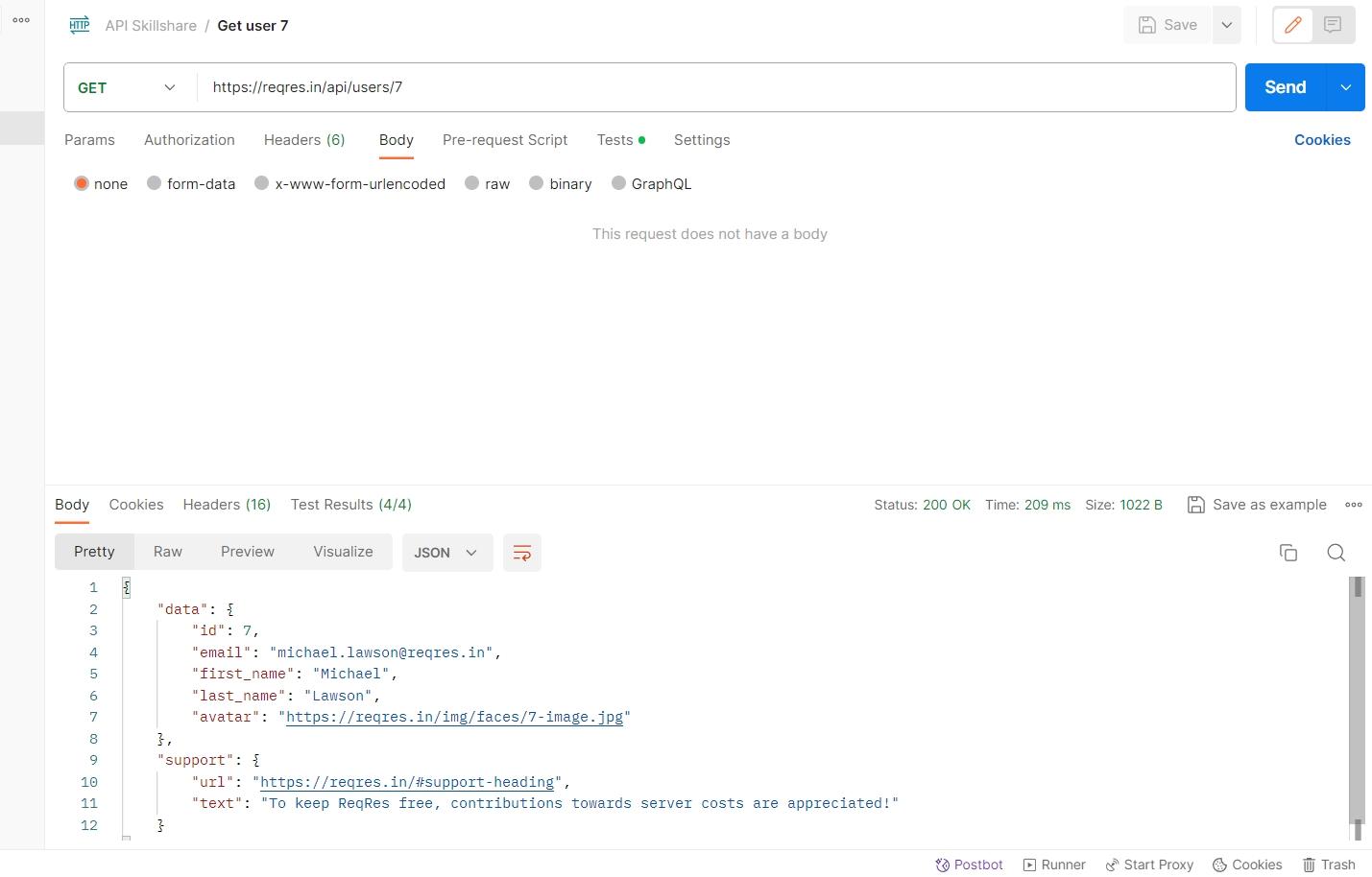 API testing - image 2 - student project