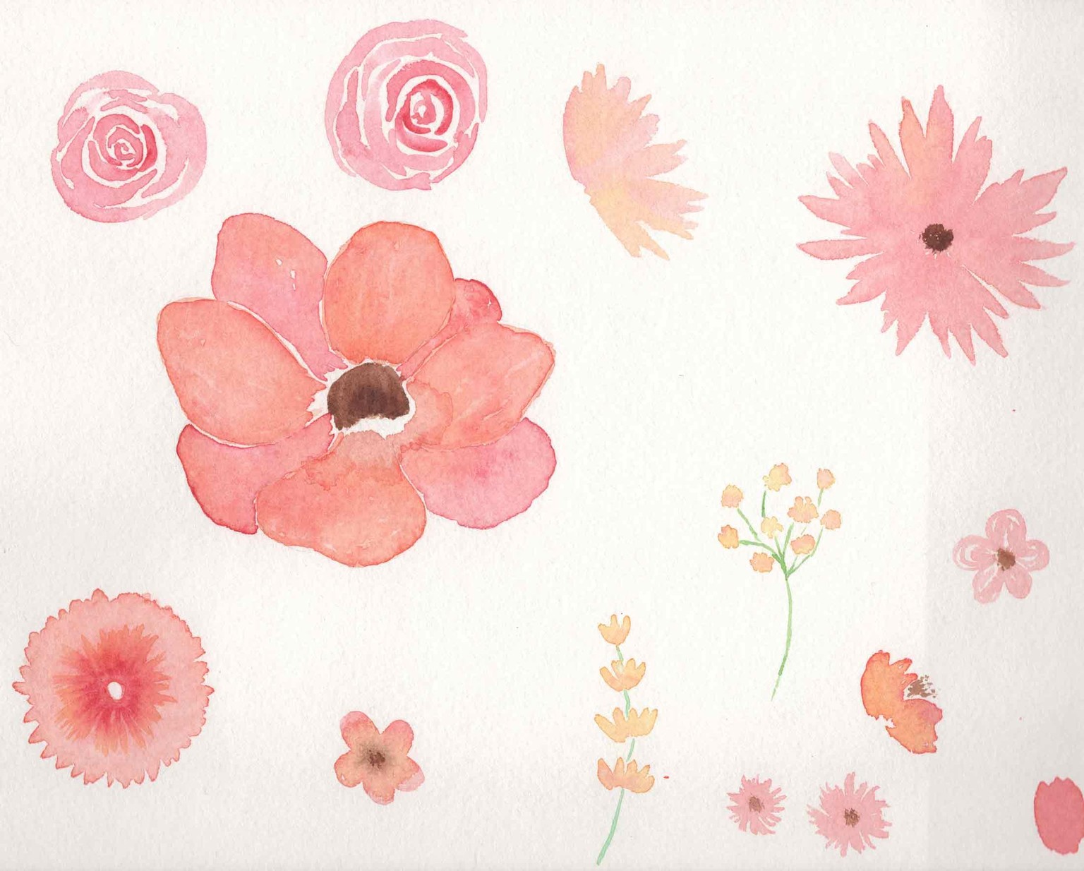 Watercolor Bouquet - image 1 - student project